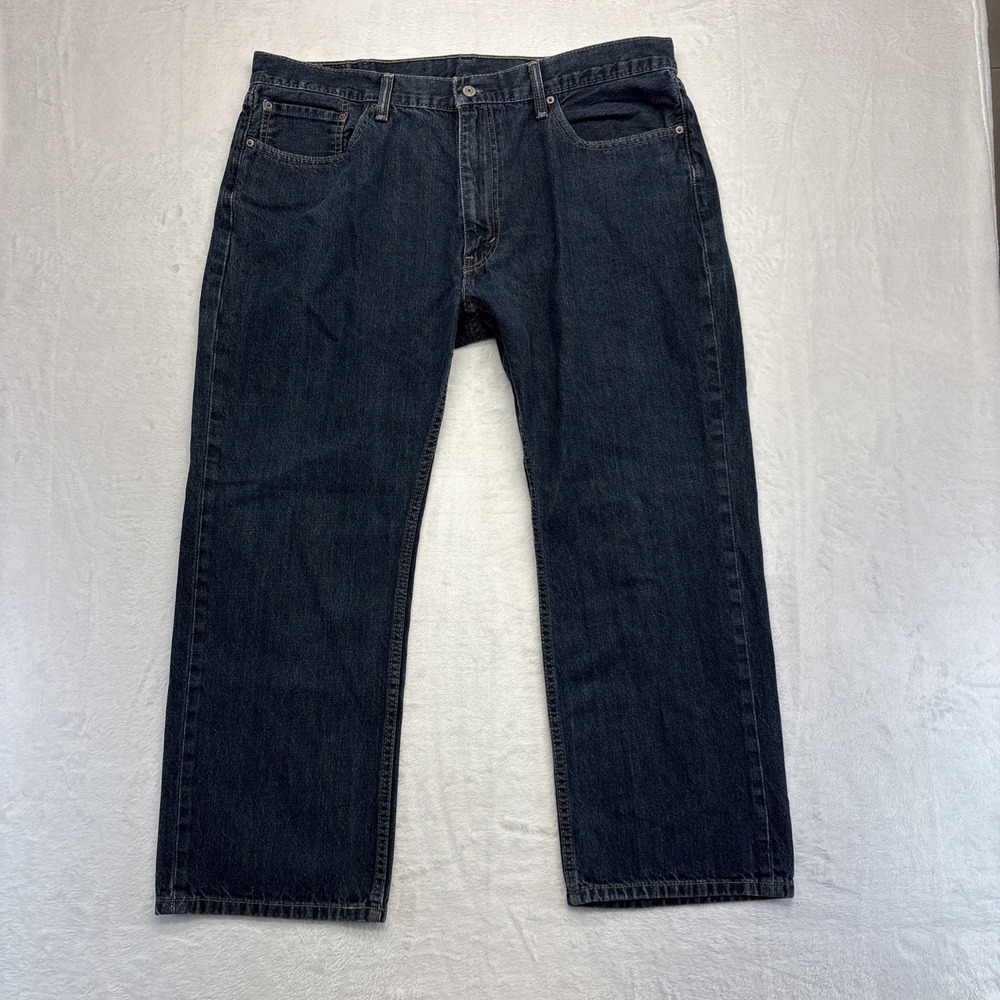 Levis 559 Jeans Mens Size 40x30 (40x27) Blue Denim Dark Wash Straight Leg